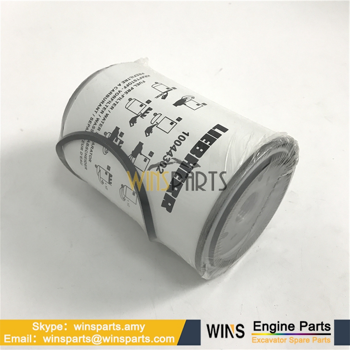 利勃海尔滤芯 10044302 LIEBHERR Fuel filter Fuel Water Separator LIEBHERR Oil Fuel Filter Spare Parts