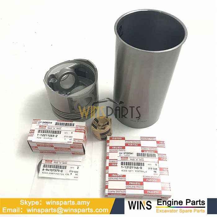 1878127911 1878127922 1878127931 187812488 ISUZU 4BG1 4BG1T Cylinder Liner Piston Liner Kit John Deere Excavator Spare Parts (5)