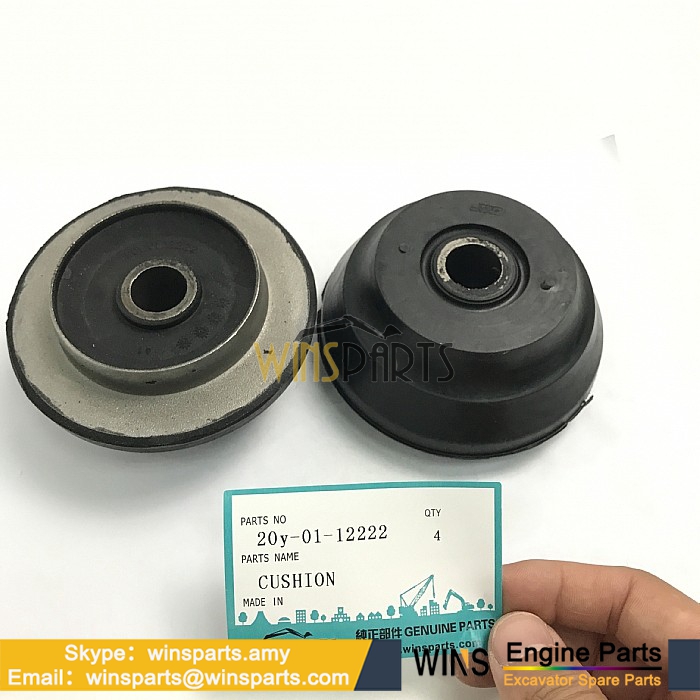 20Y-01-12222 20Y0112222 Engine Mount Cushion Rubber Set Komatsu PC200-5 PC200LC-8 PC200LC-8 PC200LC-6S PC210-6 PC210-7 Excavator Spare Parts (1)