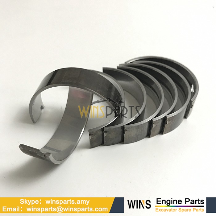 8-97039582-0 8970395820 8-97039-582-0 897039-5820 ISUZU 2KA1 3LA1 3LB1 3LD1 Engine CRANKSHAFT METAL KIT STD Bearing Komatsu DOOSAN DAEWOO SOLAR 030 Excavator Spare Parts (1)