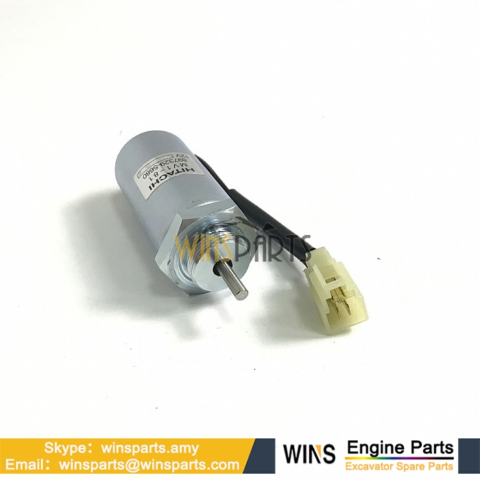 8-97329-568-0 897329-5680 AT254979 AT251465 4409422 ISUZU 3LD1 3LD2 4LE1 ENGINE Fuel Shut Off Solenoid Valve STOP SOLENOID DOOSAN DAEWOO Komatsu SOLAR 035 030PLUS Excavator Spare Parts (1)