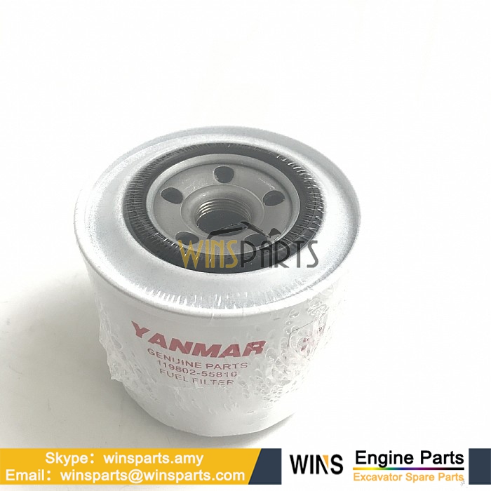 119802-55810 11980255810 129907-55801 12990755801 Donaldson P550127 FUEL FILTER YANMAR 3TNV82 Spare Parts