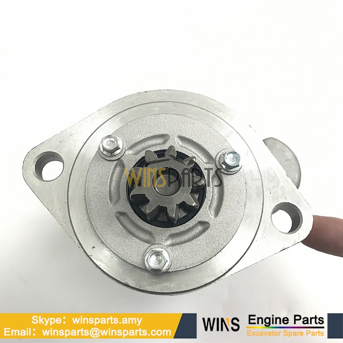  22E-01-11000 [1] MOTOR, ASSY. Komatsu 300.22 kg. ["ENSN: 00185"] 1. YM129900-77010 [1] STARTER MOTOR Komatsu OEM 5.61 kg. ["ENSN: 00185"] analogs:["YM12990077040"] 2. YM129900-77400 [1] ROTOR,ASSY. Komatsu 0.394 kg. ["ENSN: 00185"] 3. YM129900-77440 [1] COIL ASSY.,FIELD Komatsu 1.43 kg. ["ENSN: 00185"] 4. YM129900-77450 [2] BRUSH (+) Komatsu 0.06 kg. ["ENSN: 00185"] 5. YM171008-77450 [4] SCREW Komatsu 0.006 kg. ["ENSN: 00185"] 6. YM129900-77460 [1] COVER, REAR Komatsu 0.2 kg. ["ENSN: 00185"] 7. YM129900-77480 [1] HOLDER BRUSH, ASSY. Komatsu 0.12 kg. ["ENSN: 00185"] 8. YM129900-77500 [2] BRUSH (--) Komatsu 0.06 kg. ["ENSN: 00185"] analogs:["YM12990077450"] 9. YM129900-77510 [1] PINION, ASSY. Komatsu 0.78 kg. ["ENSN: 00185"] 10. YM129900-77520 [1] CLUTCH, ASSY. Komatsu 0.48 kg. ["ENSN: 00185"] 11. YM171008-77730 [1] BEARING Komatsu China ["ENSN: 00185"] analogs:["YMR000336", "YMR001052", "YMR002432", "YMX2114955020", "YM11926077360", "RYM17100877730"] 12. YM171008-77740 [1] BEARING Komatsu China ["ENSN: 00185"] analogs:["YMR000337", "YMR002433", "YMR001053", "YMX2240410100", "RYM17100877740"] 13. YM129900-77540 [1] SHAFT Komatsu 0.000 kg. ["ENSN: 00185"] 14. YM129900-77550 [1] SPACER Komatsu China ["ENSN: 00185"] analogs:["YMR001310"] 15. YM129900-77610 [1] RETAINER Komatsu China ["ENSN: 00185"] analogs:["YMR001312"] 16. YM129900-77590 [1] SWITCH, MAGNETIC Komatsu OEM 1 kg. ["ENSN: 00185"] analogs:["YM12990077591"] 17. YM129900-77620 [1] LEVEL SET Komatsu China ["ENSN: 00185"] analogs:["YMR001313"] 18. YM129900-77640 [2] BOLT Komatsu China ["ENSN: 00185"] 19. YM129900-77650 [1] PAN ASSY., DUST Komatsu China ["ENSN: 00185"] analogs:["YMR001315"] 20. YM129900-77710 [1] HOUSING Komatsu China ["ENSN: 00185"] 21. YM171008-77750 [1] COVER Komatsu China ["ENSN: 00185"] analogs:["YMR000338", "YMR001673", "YMX21142742", "YM11926077380", "YM12125477810", "RYM17100877750"] 22. YM26116-120302 [2] BOLT Komatsu 0.04 kg. ["ENSN: 00185"]