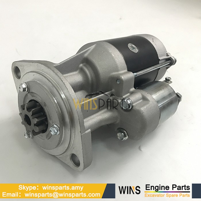 129900-77040 129900-77010 YM129900-77010 Yanmar 4TNE94 4TNE98 Engine Starter Motor KOMATSU PC75 PC75R-2 PW75 PW75R Spare Parts (4)