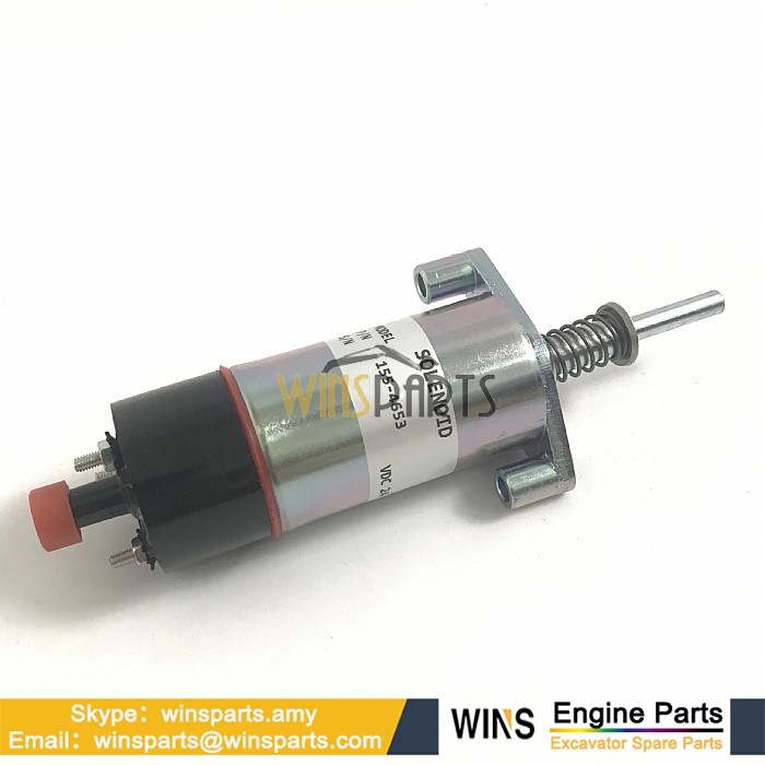 155-4652 1554652 CAT Fuel Shut Off Stop Solenoid Valve Flameout Shutdown Solenoid Valve Caterpillar E320B E325B E322B E325C Excavator Spare Parts