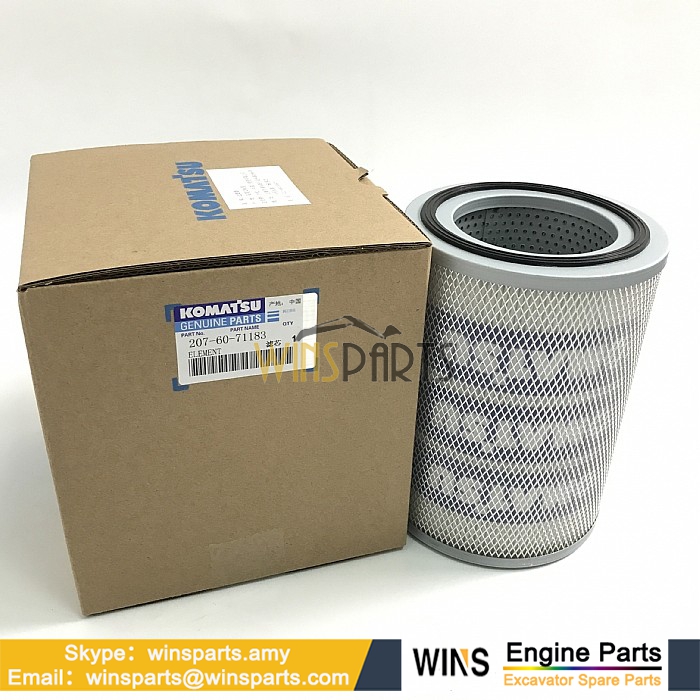 207-60-71183 2076071183 Hydraulic Oil FIlter Komatsu PC300-8M0 PC300LC-8M PC350LC-8M0 PC350-8 Excavator Spare Parts