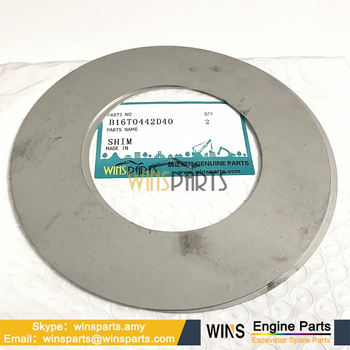 B16T0442D40 PIN BUSHING SHIM Gasket SEAL PLATE New Holland E235SRLC E215B E235BSR E235BSRLC E235BSRNLC E200SR EH215 E235SR E200SRLC Excavator Spare Parts 