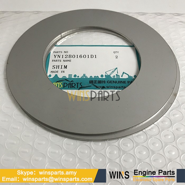 YN12B01601D1 PIN BUSHING SHIM Gasket SEAL PLATE Kobelco (1)