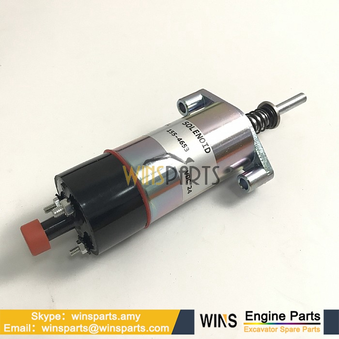 155-4653 1554653 CA1554653 CAT 24V Fuel Shut Down Solenoid Caterpillar 3406B 3406C E330B E330C 330B Spare Parts