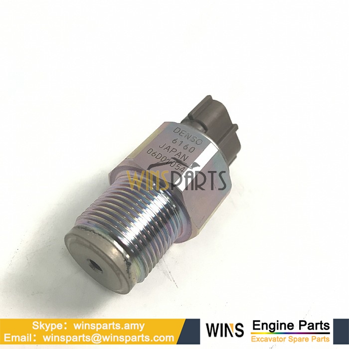 499000-6160 ND499000-6160 DENSO 6160 Common Rail FUEL PRESSURE Sensor KOMATSU SAA6D125E SAA6D140E SAA6D170E Excavator Spare Parts 