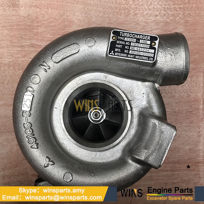 ME441234 49185-01050 VAME441234 MITSUBISHI 6D34 TURBOCHARGER ASSY KOBELCO SK200-6 SK210-6E SK230-6E SK200-6E SK250LC-6E Excavator Spare Parts