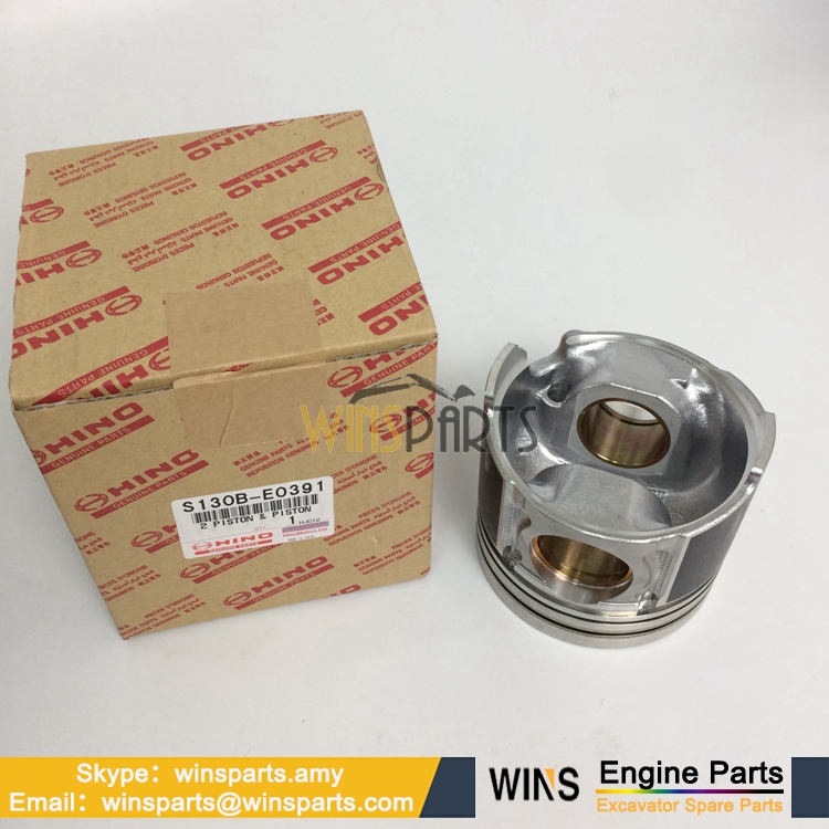 S130B-E0391 S1301-92080 130191120A 130051270A HINO J08E J05E PISTON RING PISTON SET Kobelco Diesel Engine Parts