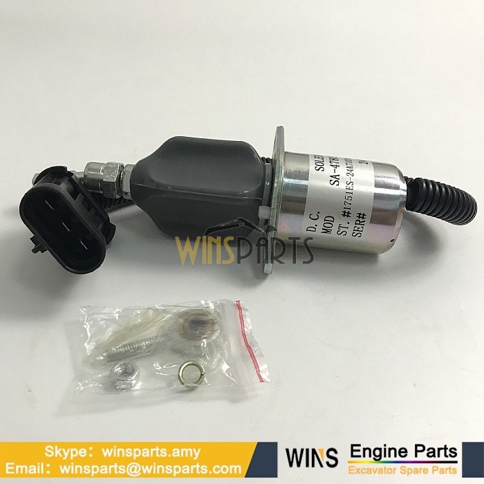 SA-4780-24 1751ES-24A7UC9B5S5 DC24V Engine Fuel Shutdown Solenoid (3)