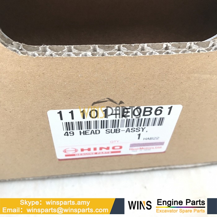 VH11101E0B61 VH11101E0B60 11101-E0B61 11101-E0B60 HINO J05E CYLINDER HEAD Sub ASSY Kobelco (3)