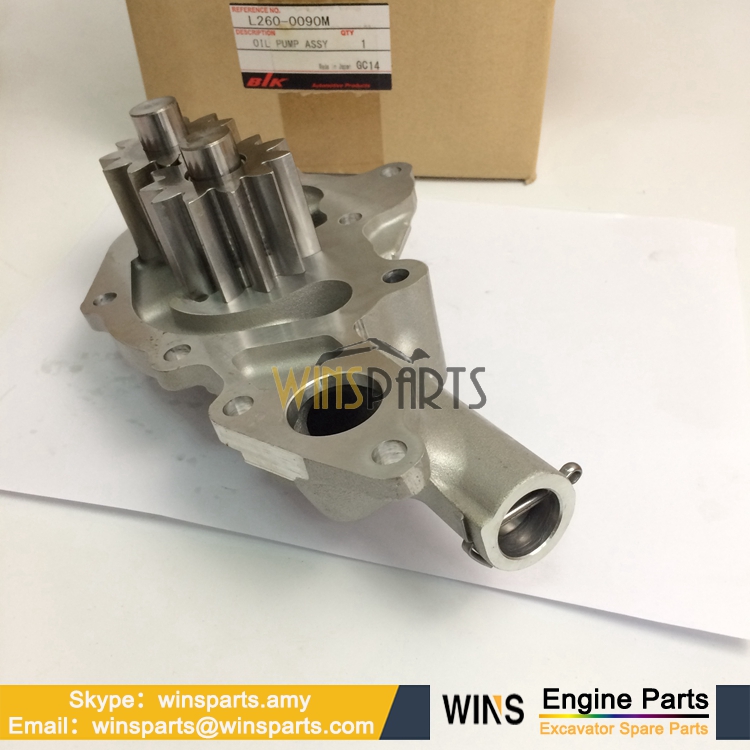 VHS151102150 VH151102150A S1511-02150 S151102150 L260-0090M HINO J08E Engine Oil Pump ASSY Kobelco (3)