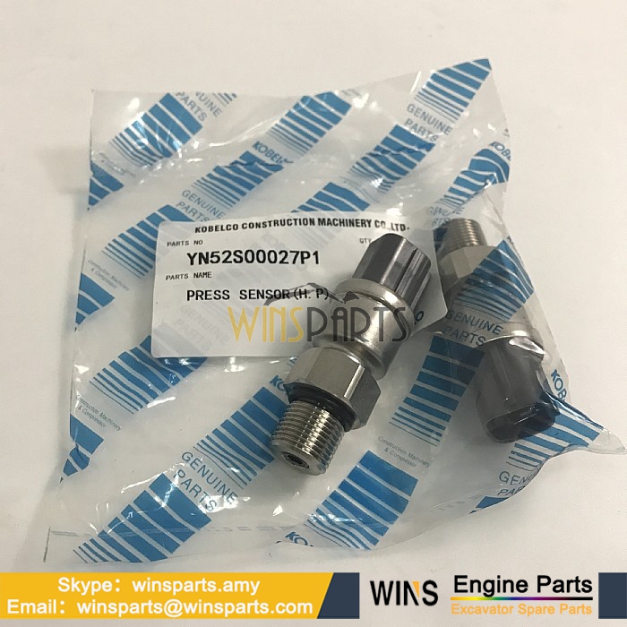 YN52S00027P1 5Z14066-49MPA High Pressure Sensor For Kobelco (4)