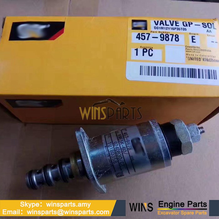 457-9878 4579878 SOLENOID VALVE CONTROL VALVE FOR Caterpillar (2)