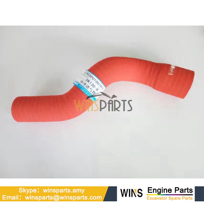 Lp05p01007p1 LQ05P01007P1 AIR Tube Intercooler Inlet Rubber Hose Kobelco