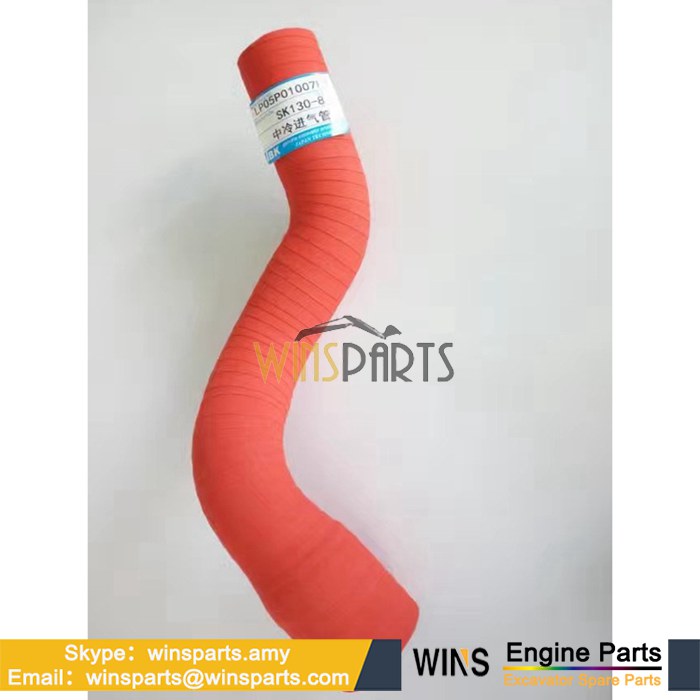 Lp05p01007p1 LQ05P01007P1 AIR Tube Intercooler Inlet Rubber Hose Kobelco (2)