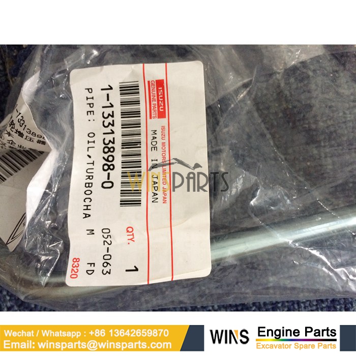 1-13313898-0 1133138980 PIPE; OIL,TURBOCHARGER FEED