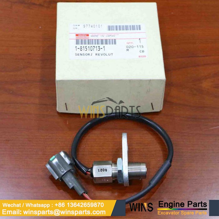 1-81510713-1 1815107131 1-81510-713-1 Isuzu 6WG1 Engine Crankshaft Speed Sensor Hitachi (2)