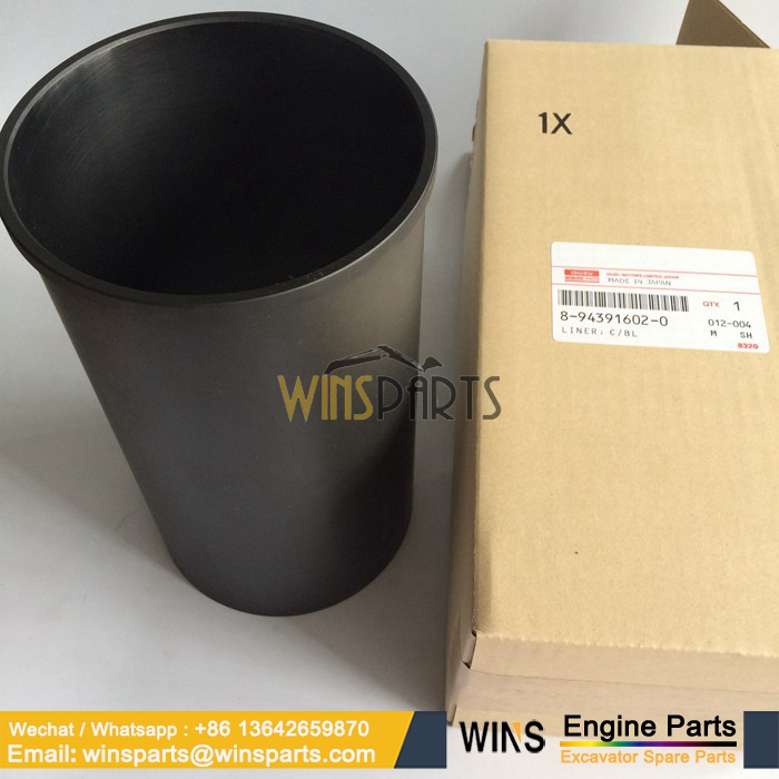 8-94391602-0 8943916020 8-94391602-1 8943916021 ISUZU 4HK1 6HK1 Cylinder Liner Hitachi (1)