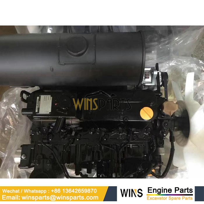 YANMAR 4TNV88 4D88 Complete Engine Assembly 4TNV88-BSBKC Engine Motor ASSY Hitachi Komatsu (2)