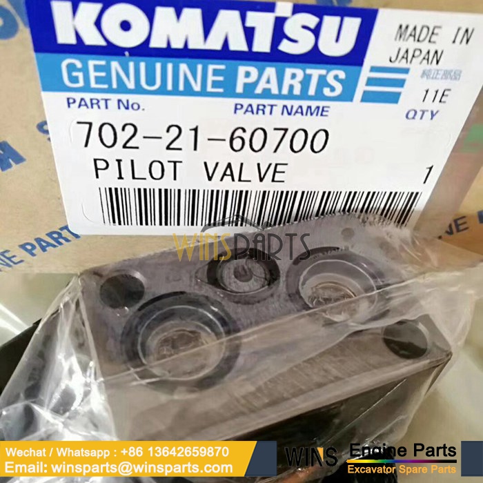 702-21-60700 7022160700 MAIN PISTON Pump Pilot Valve KOMATSU