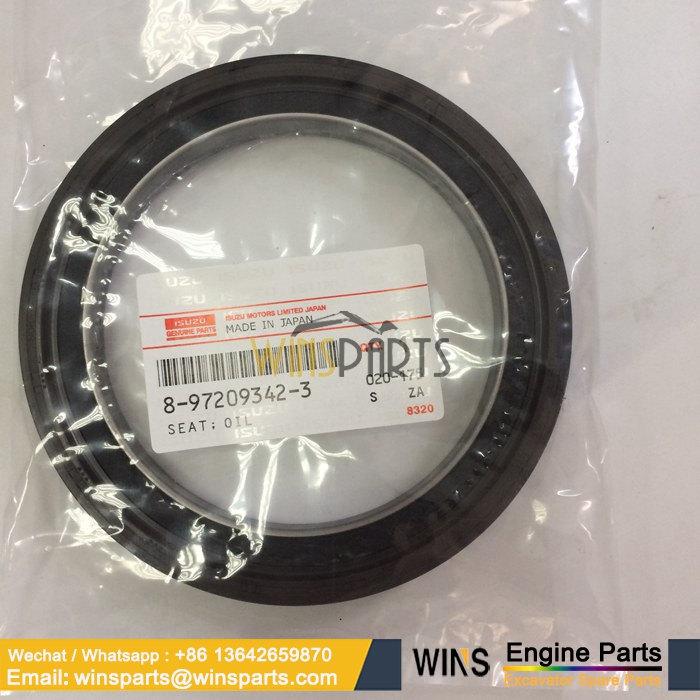 8-97602379-0 8976023790 8-97602-379-0 897602-3790 ISUZU 6HK1 Rear Crankshaft Oil Seal (3)