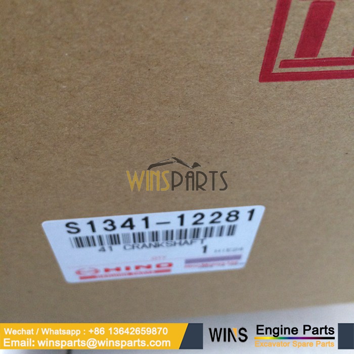 S1341-12281 134112281A VHS134112281 13411-2281A JAPAN HINO J05E CRANKSHAFT ASSY KOBELCO New.Holland (3)