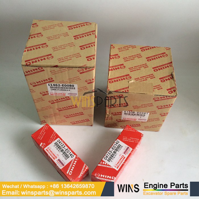 VH04133E0011 VH04133E0110 04133E0011 04133E0110 04013-2124A Genuine HINO J05E J08E ENGINE PISTON PIN (2)