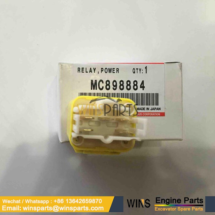 MC898884 Genuine Mitsubishi FUSO ENGINE 24v Relay DENSO 056800-1780