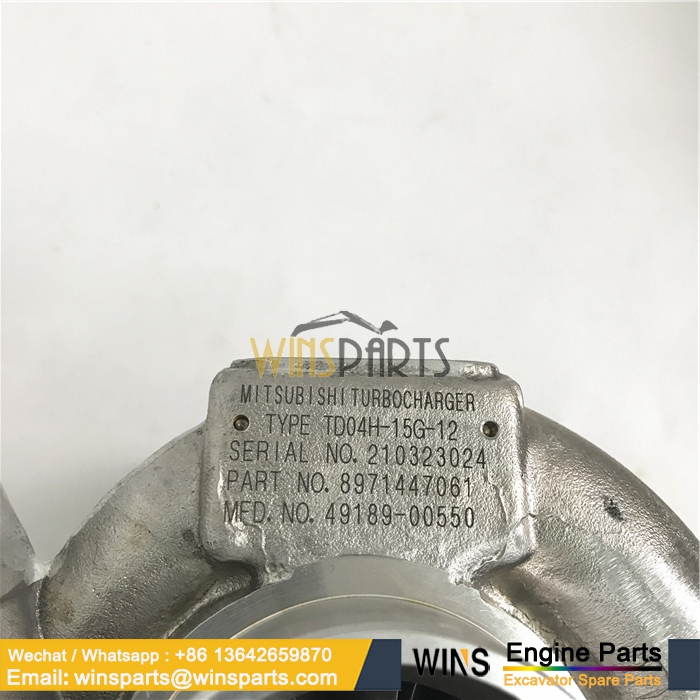 8-97144706-1 8971447061 49189-00550 MITSUBISHI TURBOCHARGER 4BG1-TPG10 ISUZU (1)