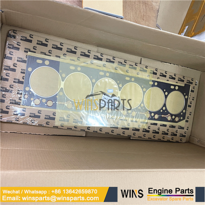 6745-11-1810 6745-11-1811 4937728 Cummins 6D114 CYLINDER HEAD GASKET KOMATSU KOMATSU SAA6D114E PC350LC-8 PC300HD-8 PC300LC-8