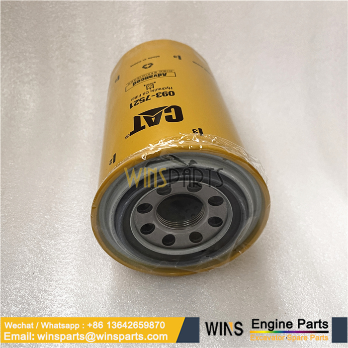 093-7520 0937520 P551348 OIL FILTER HYDRAULIC Caterpillar 312C 312D2 312D 312E