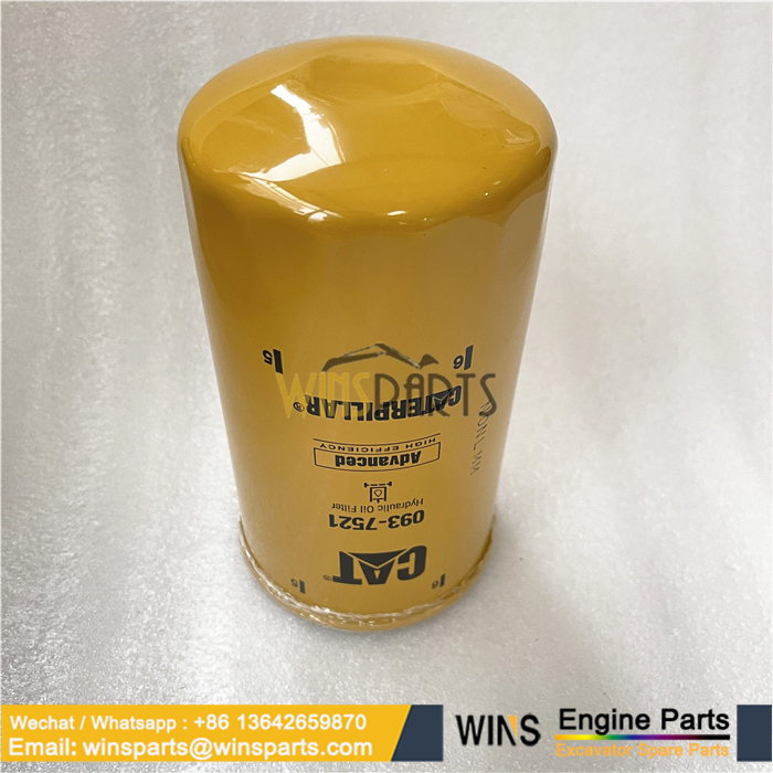 093-7520 OIL FILTER HYDRAULIC Caterpillar 312E 313D 313D2 314C 314D