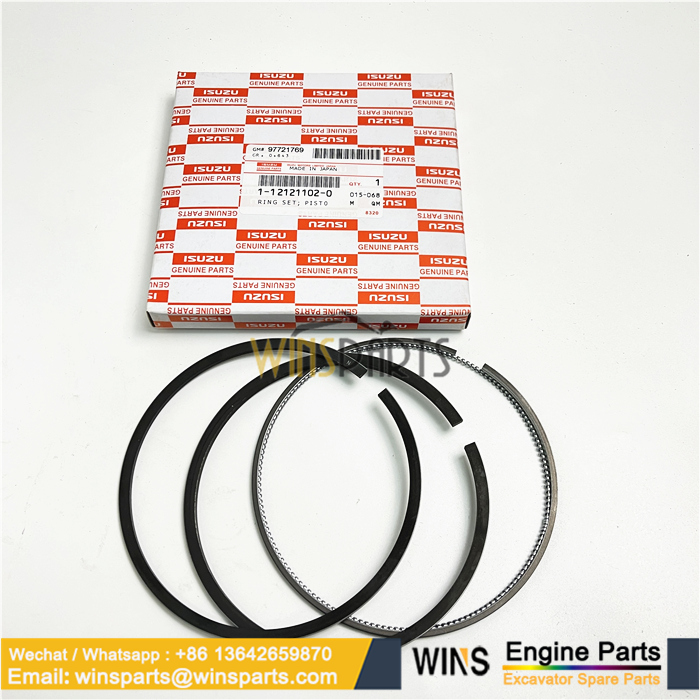 1-12121102-0 ISUZU 6RB1TC 6RB1 Piston Ring