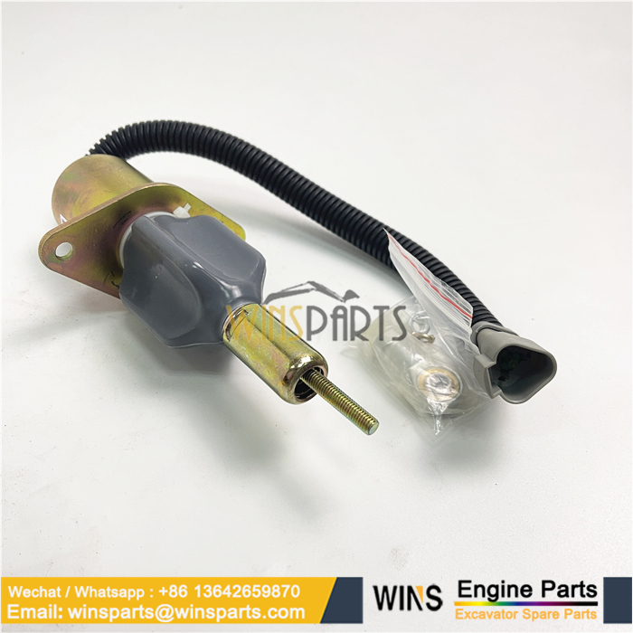 4063712 SA-5030-24 Cummins Fuel Diesel Shut Off Solenoid SA6D102E SAA6D114E