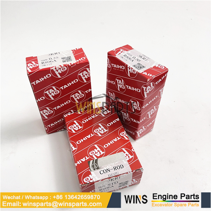 8941560840 8-94156084-0 894156-0840 8-94156-084-0 ISUZU 3KR1 3KR2 3LD1 3LD2 ENGINE Standard Connrod Metal BEARING SET (1)