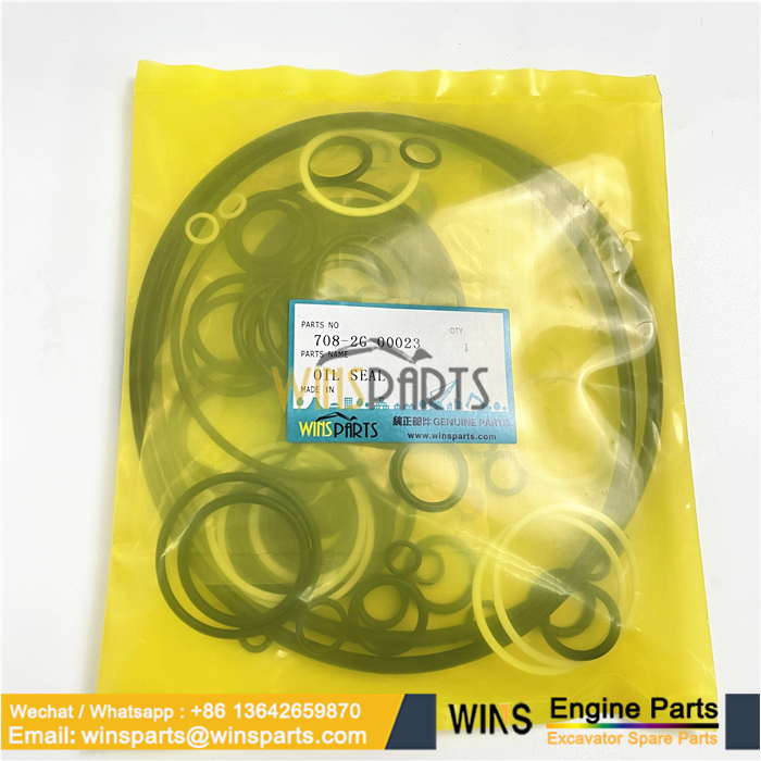 708-2G-00023 KOMATSU MAIN PISTON PUMP Oil Seal Hydraulic Pump PC160LC-7 PC180LC-7 PC300-7 PC300HD-7 PC300LC-8 PC340NLC-7K PC350LC-8