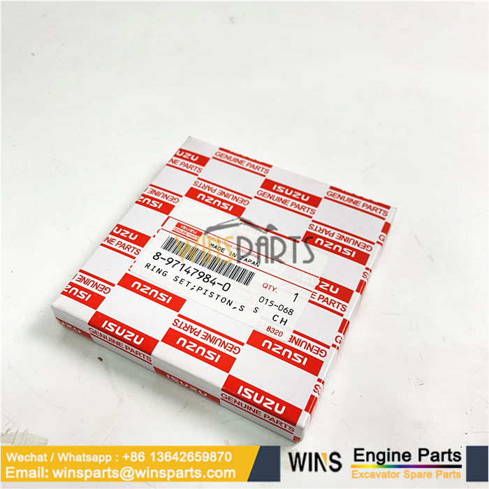 8-97147984-0 8971479840 897147-9840 VI8971479840 PISTON RINGS KIT ISUZU 4JB1 4JA1 4JG1 4JG2