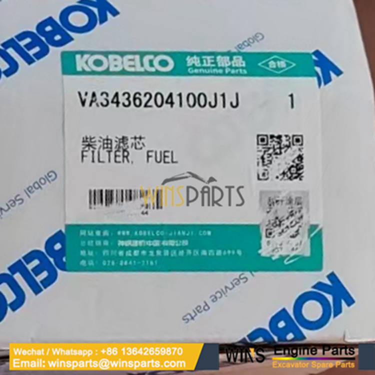 VA3436204100J1J VA3436204100 34362-04100 Filter Kobelco