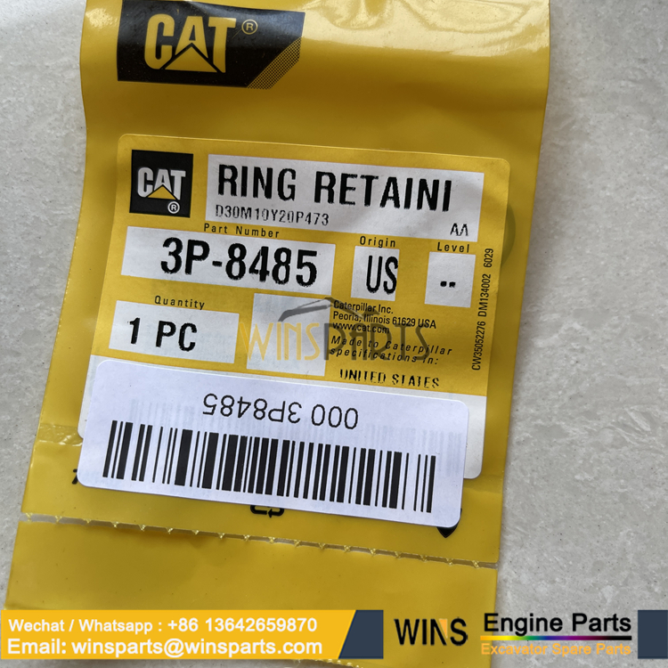 3P-8485 3P8485 RING-RETAINING Caterpillar 816F, 824G, 825G, 826C, 826G, 834B, 836, 844, 844H Spare Parts