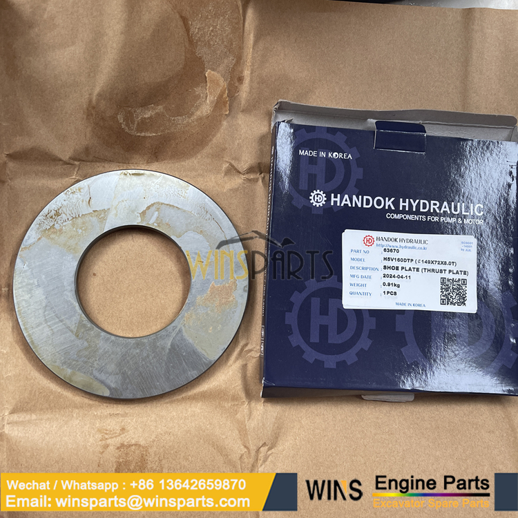 7I-8154 CHINA HANDOK 63669 H5V160DTP H5V200 K5V160 K5V200 HYDRAULIC SET PLATE