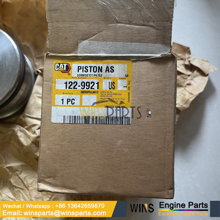 122-9921 Hydraulic Cylinder Piston Caterpillar