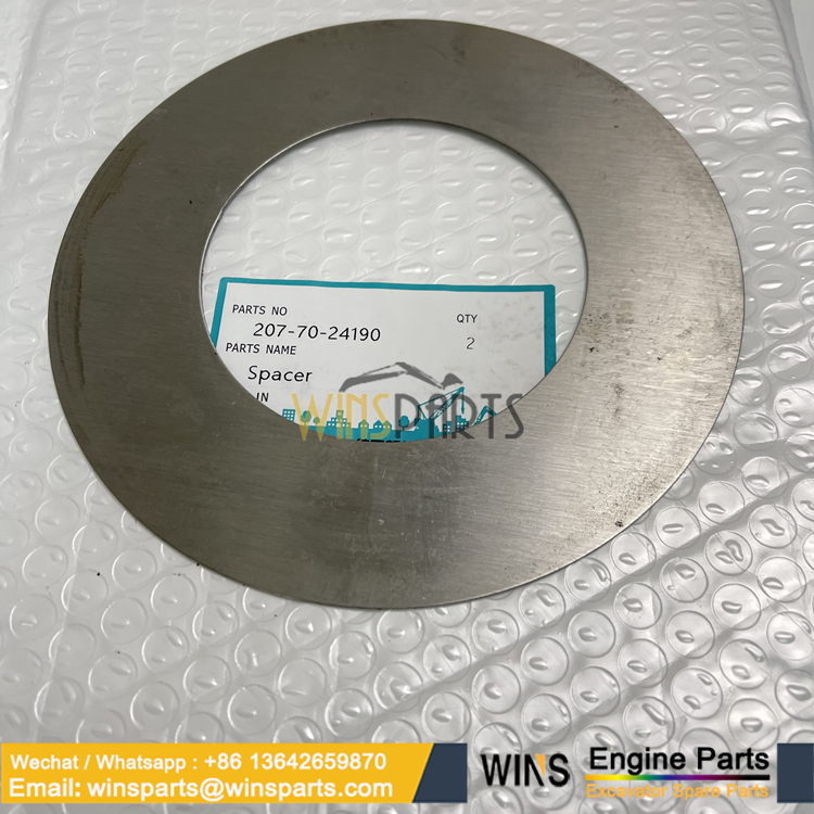 207-70-24190 207-70-24210 SPACER SHIM KOMATSU